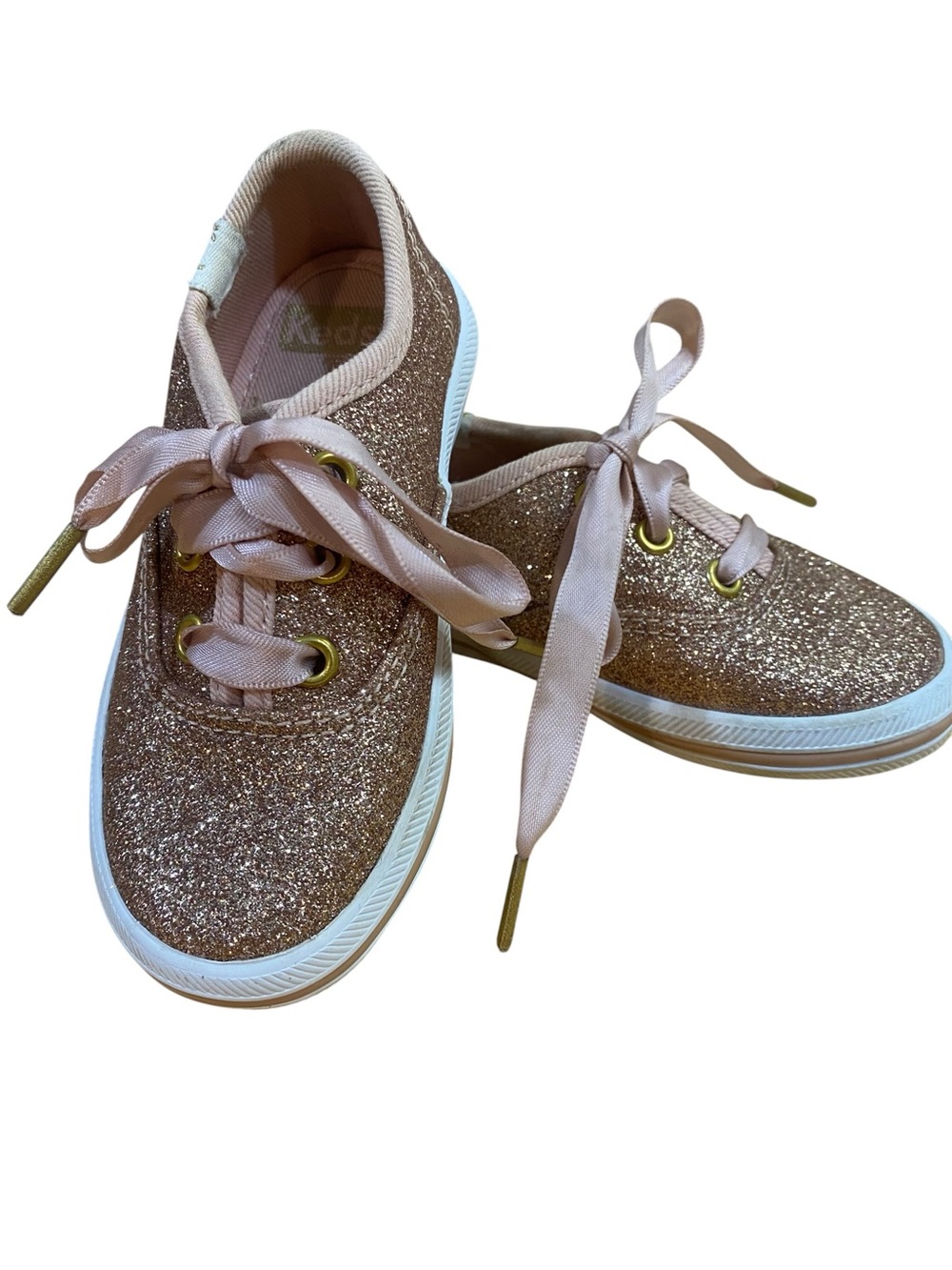 Kate Spade x Keds Pink Glitter Toddler Sneakers